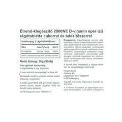 Vitaking - Vitamin D3 2000 IU Chewable