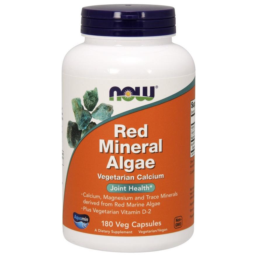 NOW Foods - Red Mineral Algae - 180 vcaps