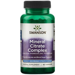 Swanson - Multi-Mineral Citrate Complex - 60 caps