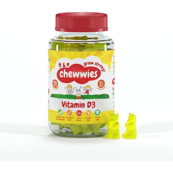 Chewwies - Vitamin D3, Lemon - 30 chewwies