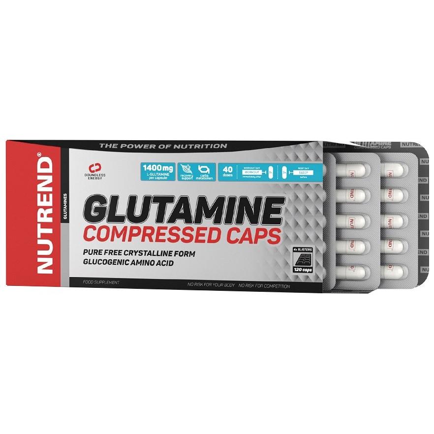 NUTREND - Glutamine Compressed Caps - 120 caps