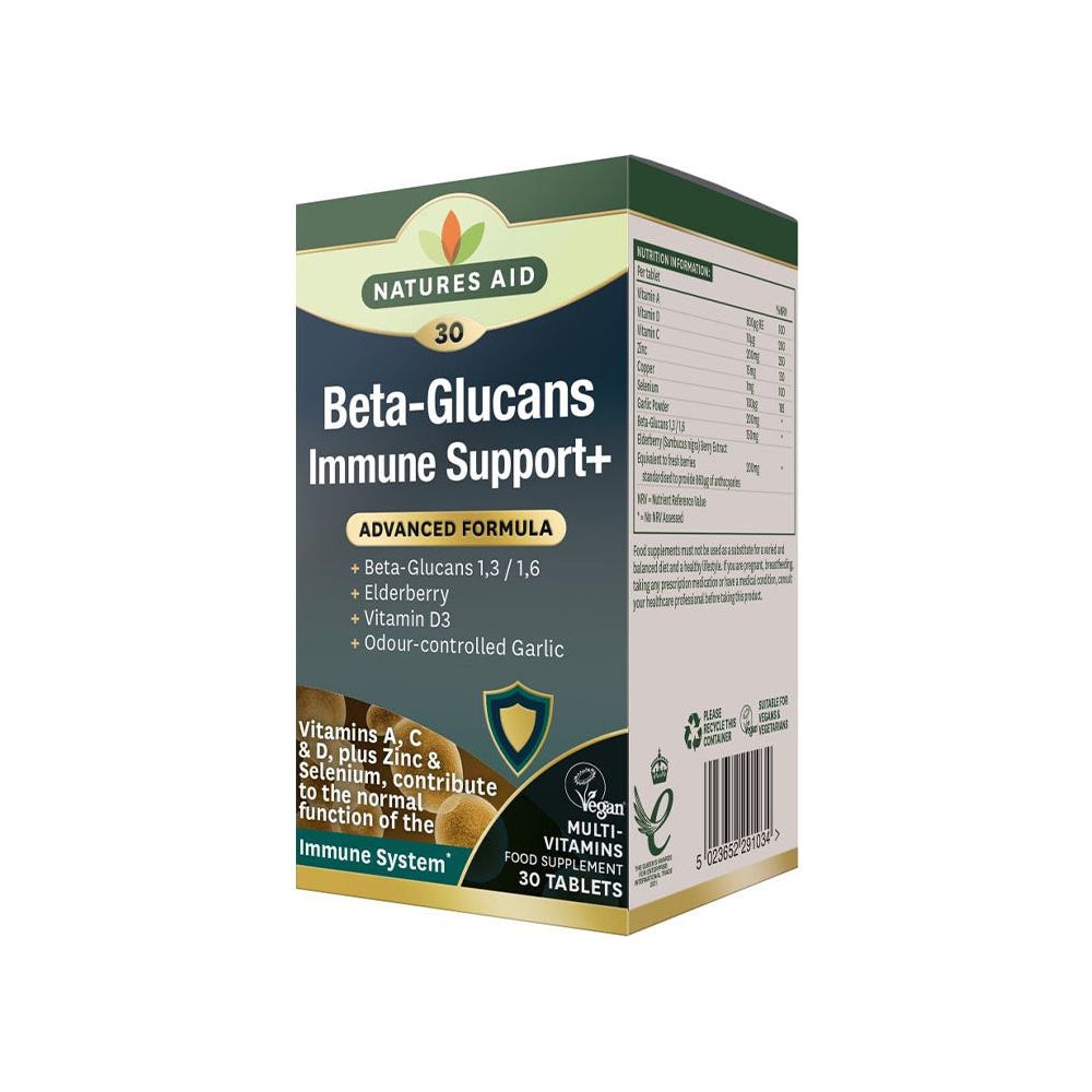 Natures Aid - Beta-Glucans Immune Support+