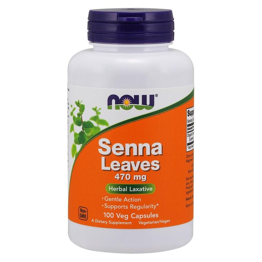 NOW Foods - Senna Leaves, 470mg - 100 vcaps