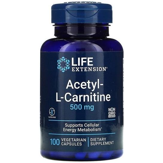 Life Extension - Acetyl-L-Carnitine, 500mg - 100 vcaps