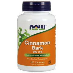 NOW Foods - Cinnamon Bark, 600mg - 120 caps