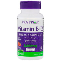 Natrol - Vitamin B-12 Fast Dissolve, 5000mcg - 100 tablets