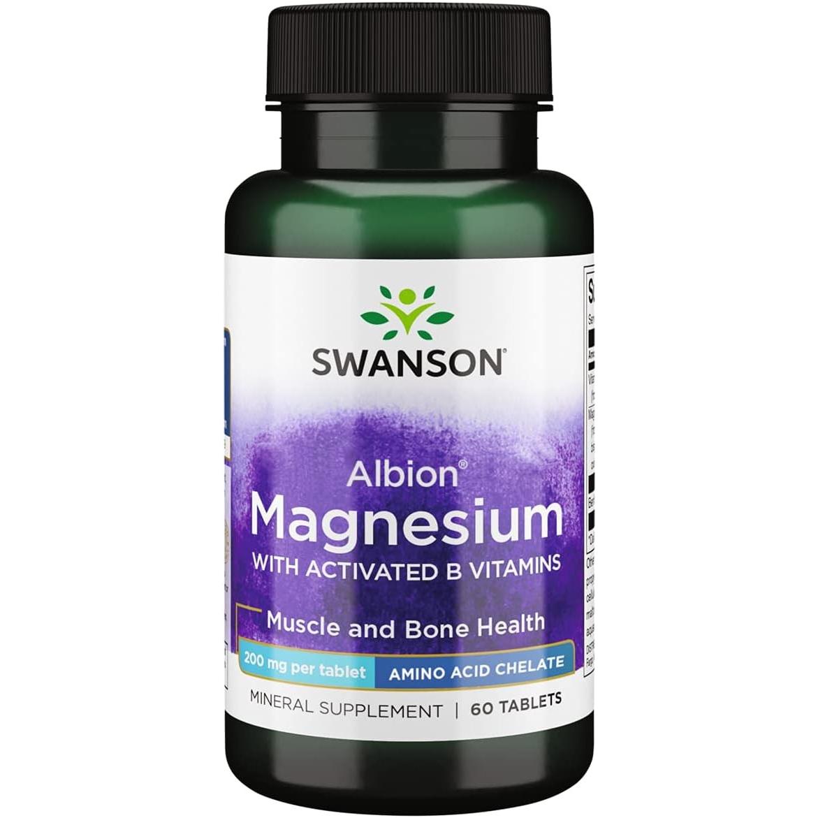 Swanson - Albion Chelated TRS Magnesium - 60 tablets