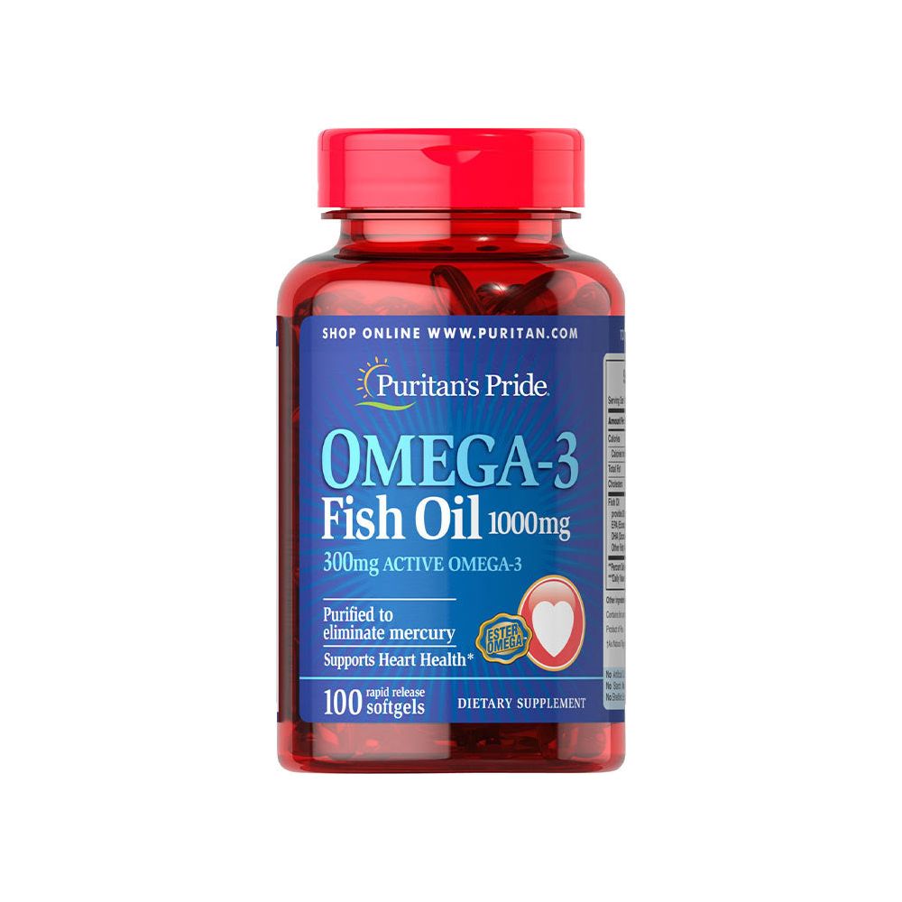 Puritan's Pride - Omega-3 Fish Oil 1000 mg (300 mg Active