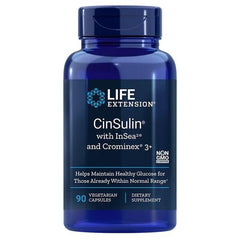 Life Extension - CinSulin with InSea2 & Crominex 3+ - 90 vcaps