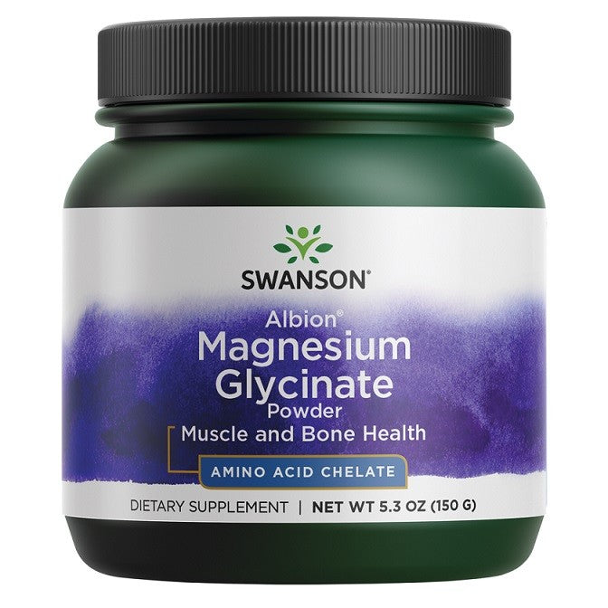 Swanson - Albion Chelated Magnesium Glycinate Powder - 150 grams