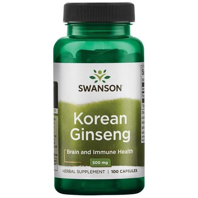 Swanson - Korean Ginseng, 500mg - 100 caps