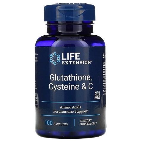 Life Extension - Glutathione, Cysteine & C - 100 caps