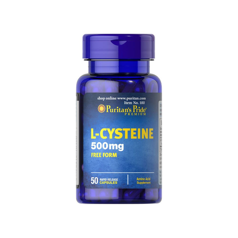 Puritan's Pride - L-Cysteine 500 mg - 50 Capsules