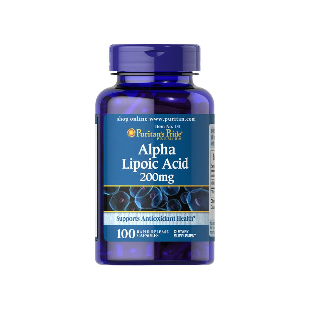 Puritan's Pride - Alpha Lipoic Acid 200 mg - 100 Capsules