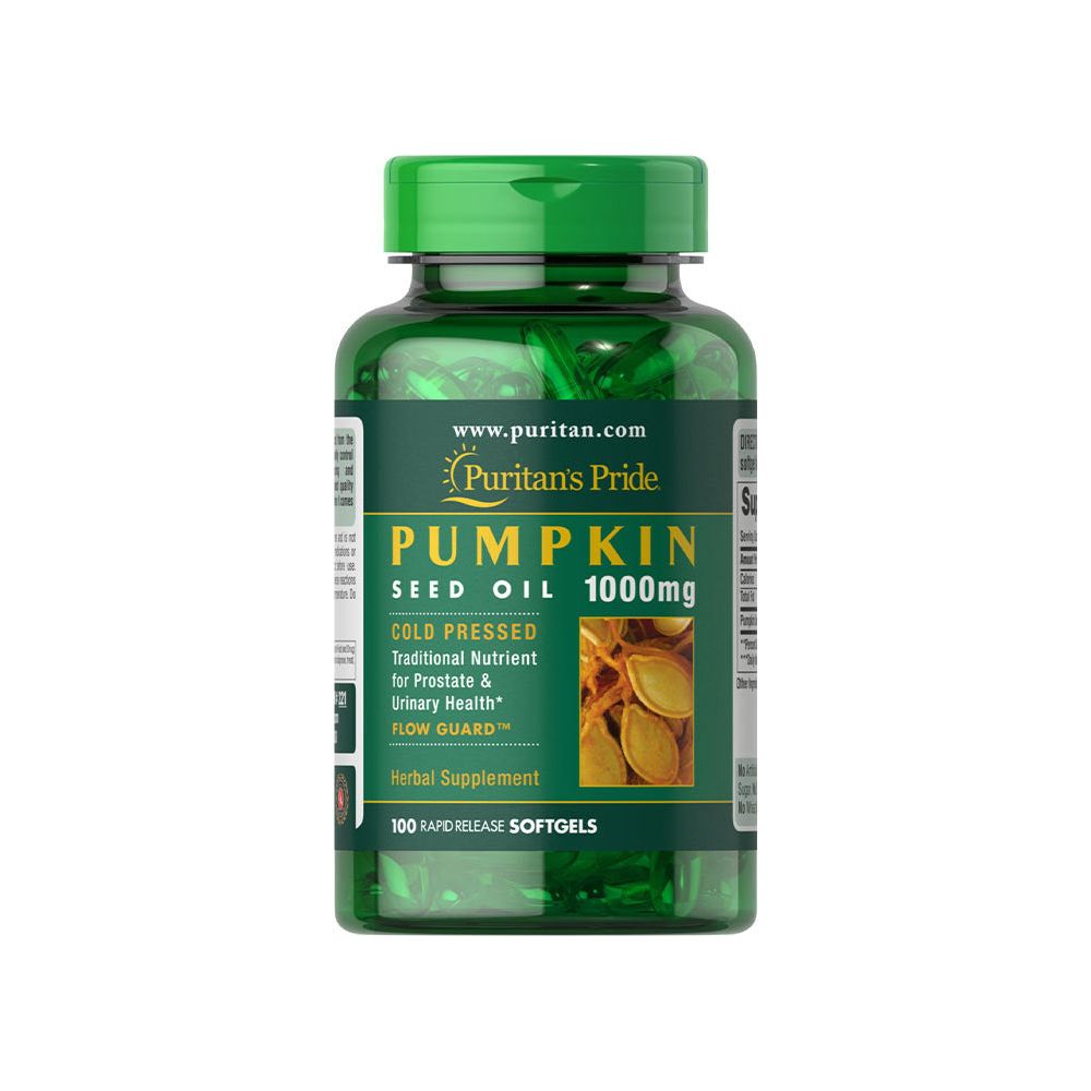 Puritan's Pride - Pumpkin Seed Oil 1000 mg - 100 Softgels