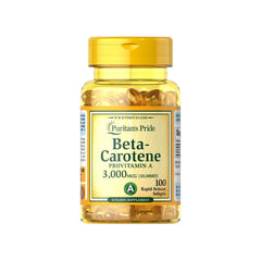 Puritan's Pride - Beta-Carotene 10,000 IU - 100 Softgels