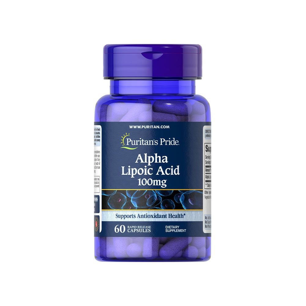 Puritan's Pride - Alpha Lipoic Acid 100 mg - 60 Capsules