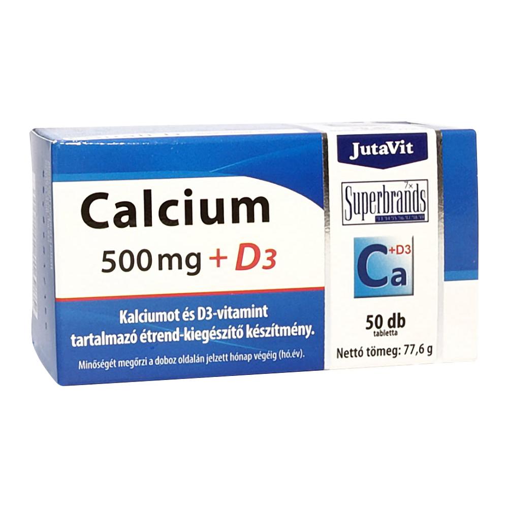 JutaVit - Calcium 500 mg + D3 tablet - 50 Tablets