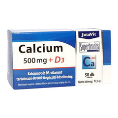 JutaVit - Calcium 500 mg + D3 tablet - 50 Tablets