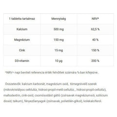 JutaVit - Calcium + Magnesium + Zinc + D3 Forte tablet - 90