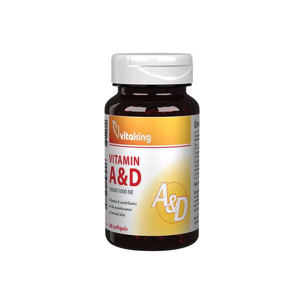 Vitaking - Vitamin A&D 10,000/1,000 IU - 60 Softgels