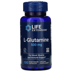 Life Extension - L-Glutamine, 500mg - 100 vcaps