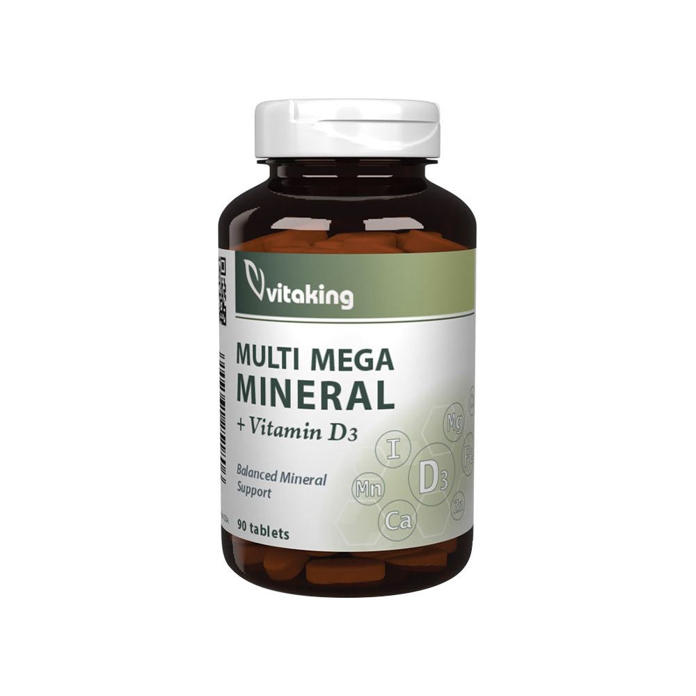 Vitaking - Multi Mega Mineral + D3 - 90 Tablets