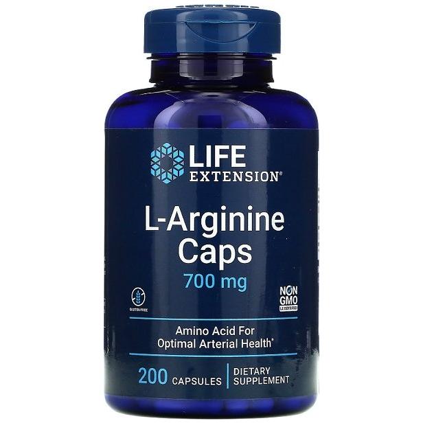 Life Extension - L-Arginine Caps, 700mg - 200 caps