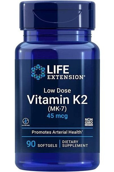 Life Extension - Low Dose Vitamin K2 (MK-7), 45mcg - 90 softgels