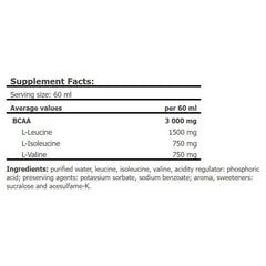 Amix - BCAA 3000 Shot, Forest Fruit - 20 x 60 ml