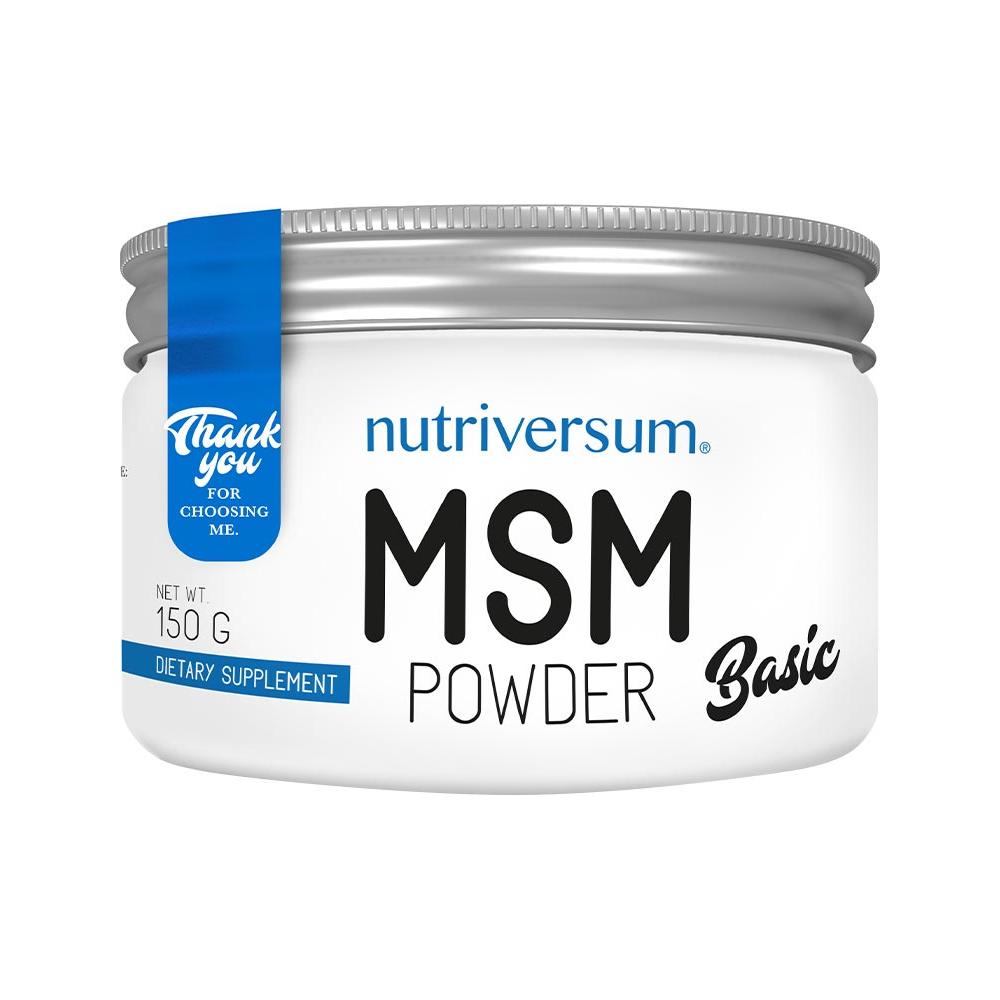 Nutriversum - MSM Powder - BASIC, Unflavored - 150 g