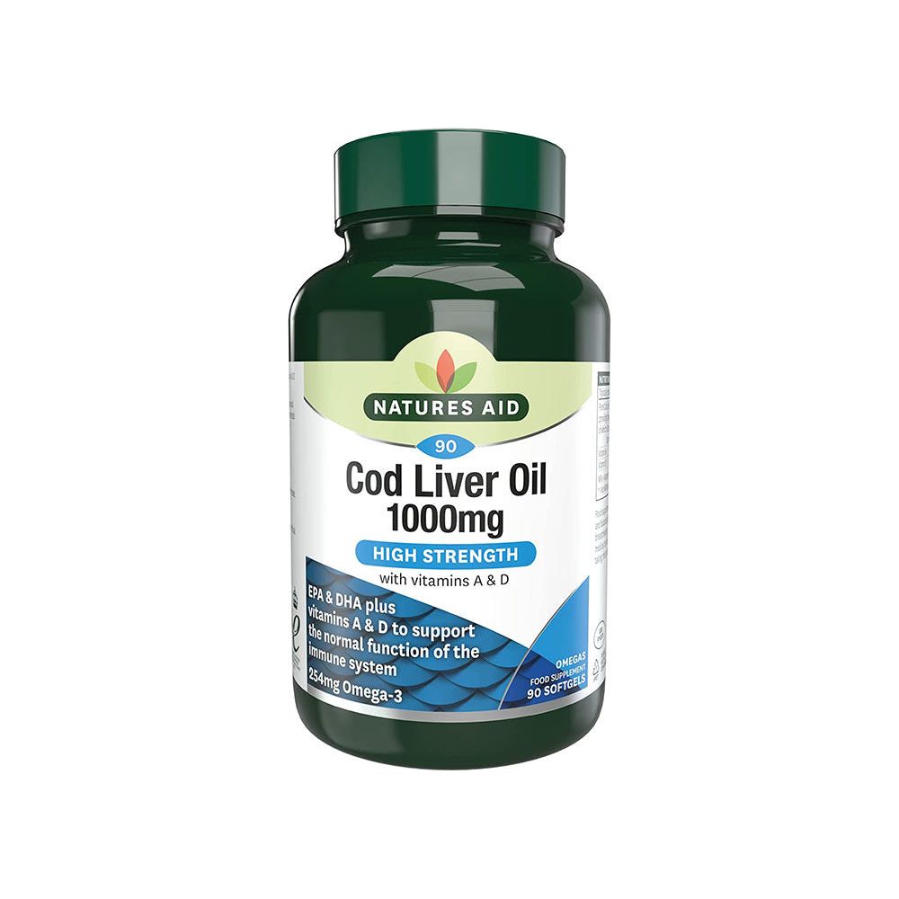 Natures Aid - Cod Liver Oil 1000 mg - 90 Softgels