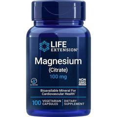 Life Extension - Magnesium (Citrate), 100mg - 100 vcaps