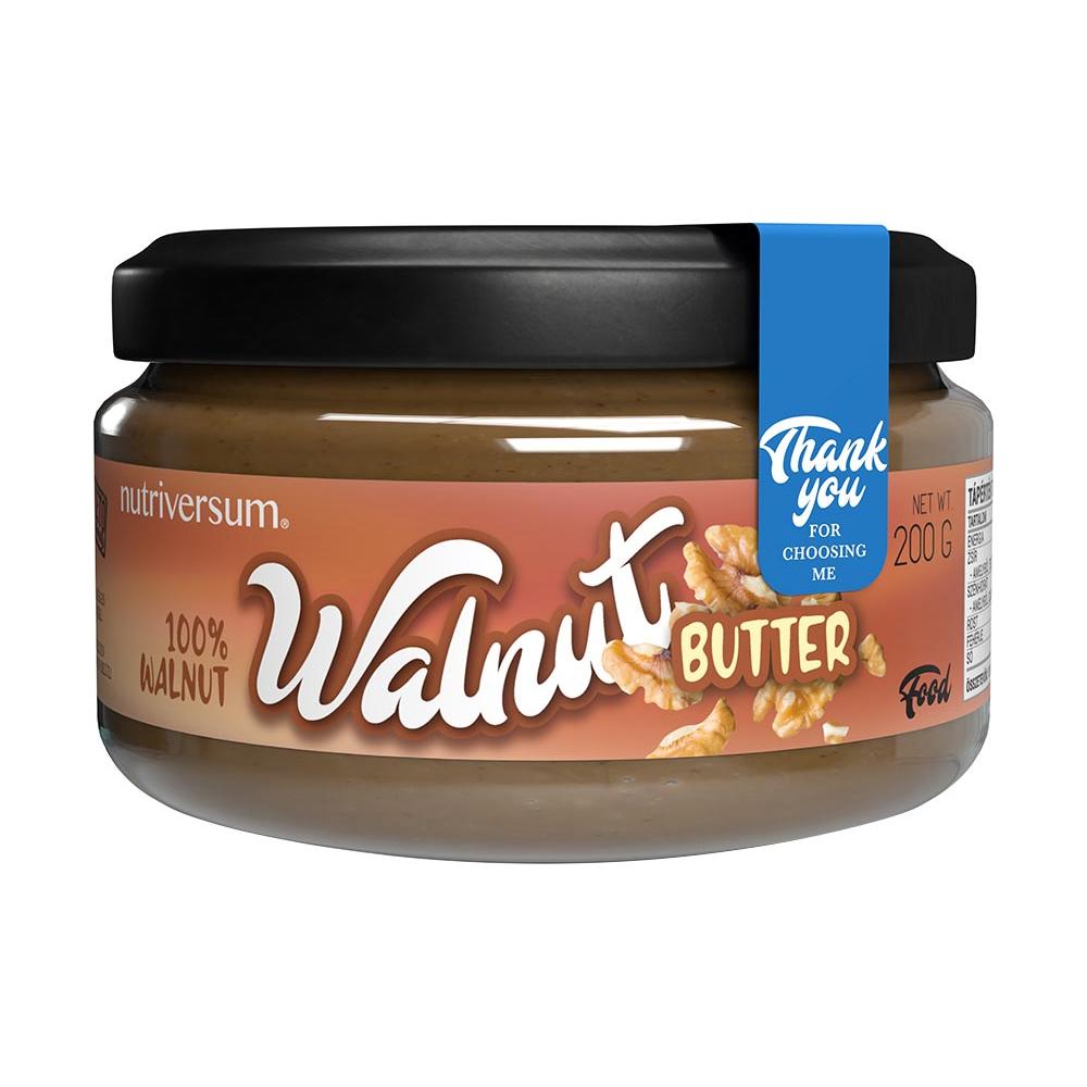 Nutriversum - 100% Walnut Butter - Creamy - FOOD, Walnut - 200 g