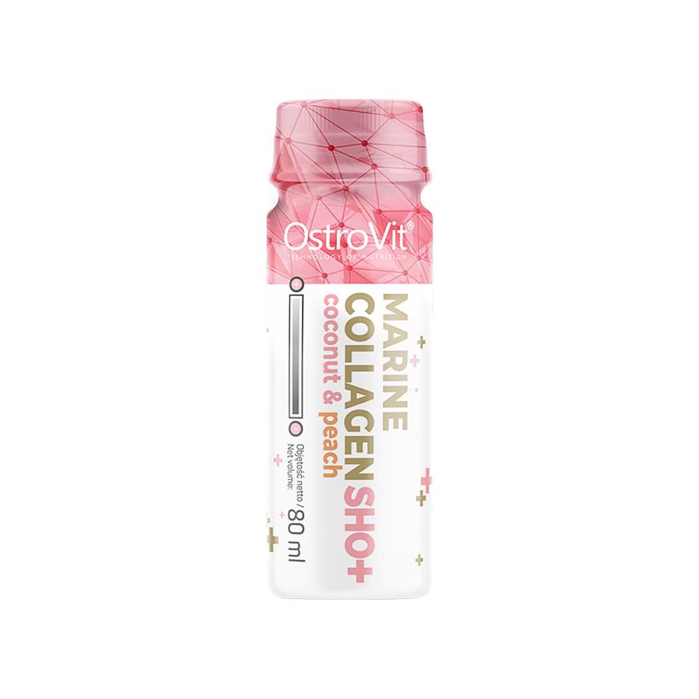 OstroVit - Marine Collagen Shot, Coconut & Peach - 80 ml