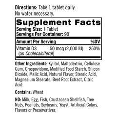 Natrol - Vitamin D3 Fast Dissolve 5000 IU, Strawberry - 90