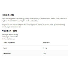 OstroVit - Pharma Lutein - 30 Softgels