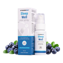 Vitamin360 - Sleep Well Oral Spray, Blackcurrant - 25 ml