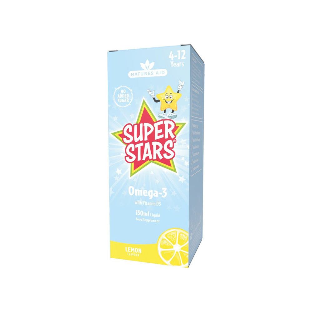 Natures Aid - Super Stars Omega-3 - Lemon flavour - 150 ml