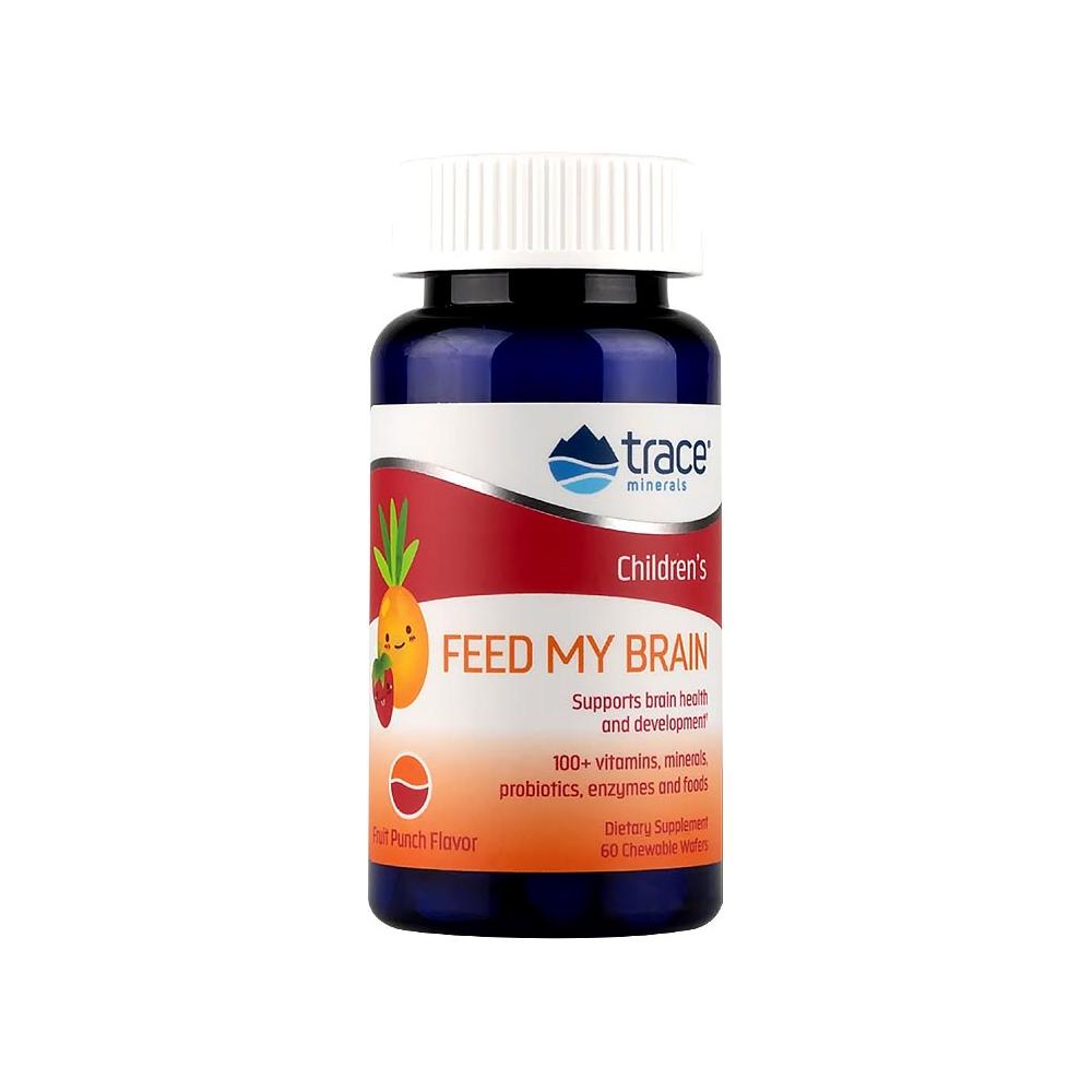 Trace Minerals - Feed My Brain for kids, Fruit Punch - 60