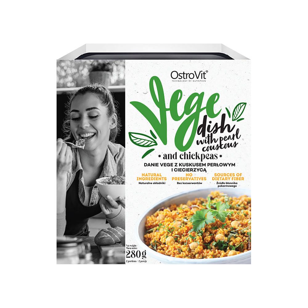 OstroVit - VEGE dish with pearl couscous and chickpeas - 280 g