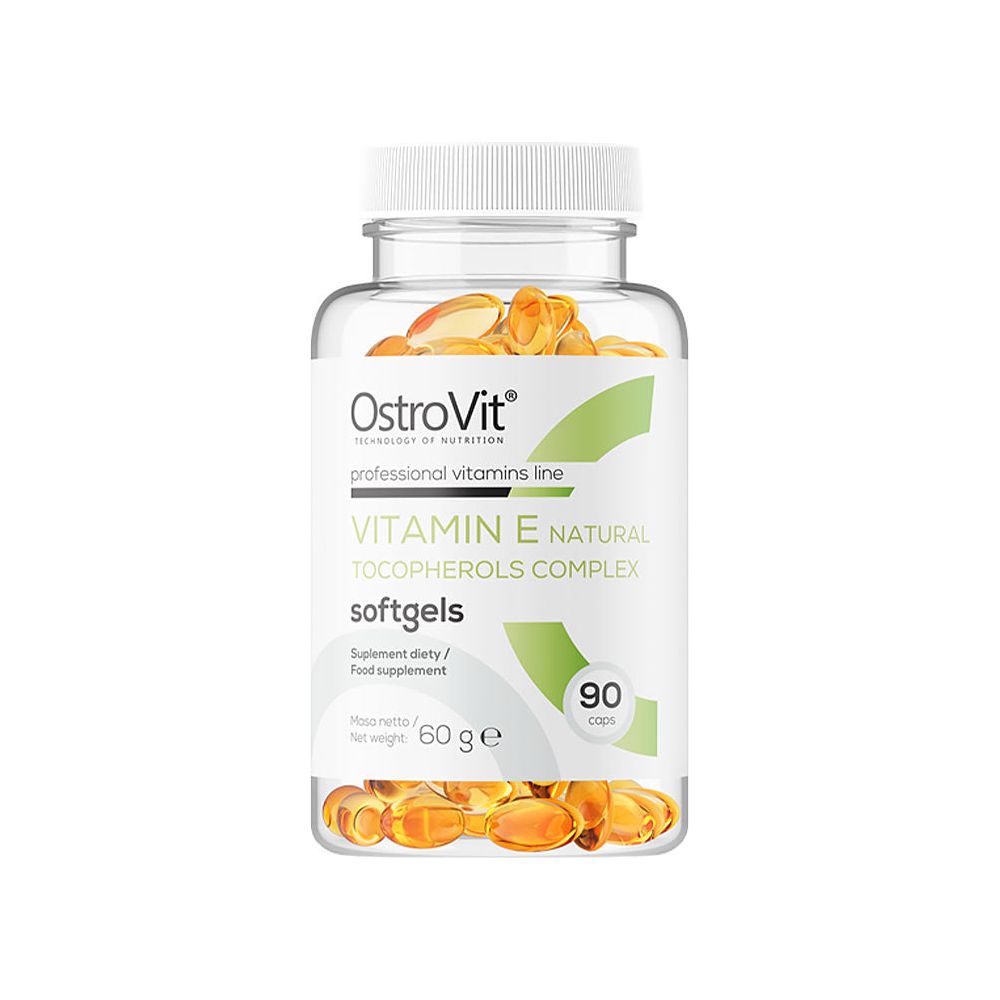 OstroVit - Vitamin E Natural Tocopherols Complex - 90 Capsules