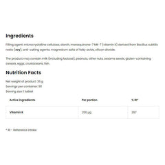 OstroVit - Vitamin K2 200 Natto MK-7 - 90 Tablets