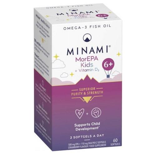 Minami - MorEPA Kids + Vitamin D3 - 60 softgels