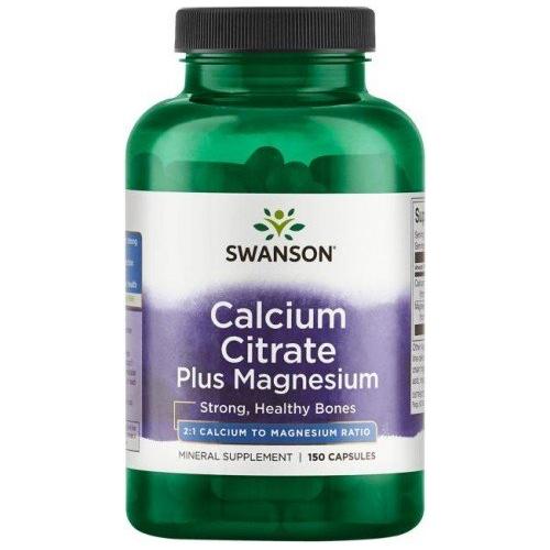 Swanson - Calcium Citrate Plus Magnesium - 150 caps