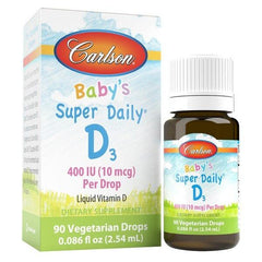 Carlson Labs - Baby's Super Daily D3, 400 IU