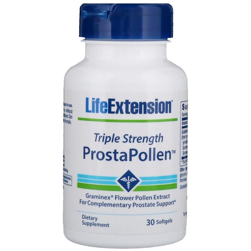 Life Extension - ProstaPollen Triple Strength - 30 softgels