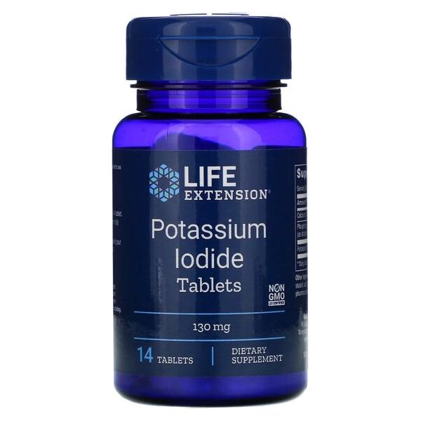 Life Extension - Potassium Iodide Tablets, 130mg - 14 tablets