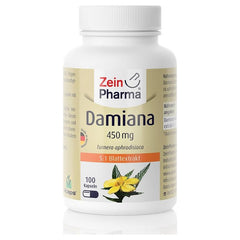 Zein Pharma - Damiana, 450mg - 100 caps