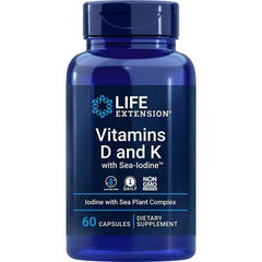 Life Extension - Vitamins D and K with Sea-Iodine - 60 caps